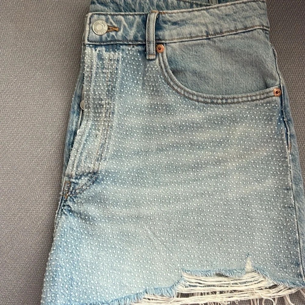 Zara Blue Denim Women's Shorts